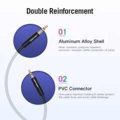 3.5mm to 2.5mm Audio Aux Cable Jack Stereo Cord Headphone Aux Speaker Converter