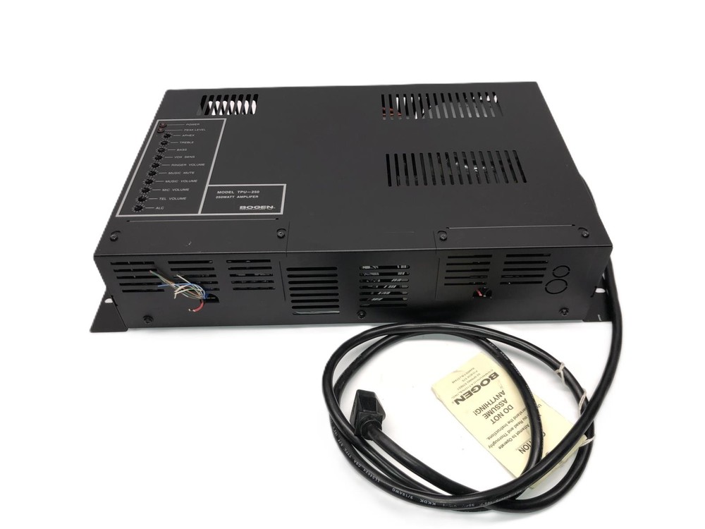 Bogen TPU-250 Paging Amplifier – 250W – VGC