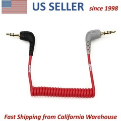 RØDE Rode OEM SC7 3.5mm TRS to TRRS Coil Patch Audio Cable for Microphone Camera