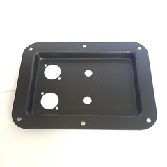 Blank Jack Plate for PA/DJ Speaker 2 Speakon & 1/4 Inch Mounting Hole 178x127mm