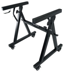 Rockville Z40W Z-Style Keyboard Stand+Wheels+Bag Fits Yamaha CP300