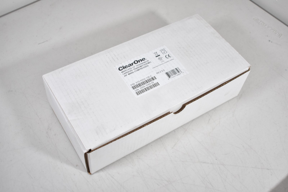 ClearOne Wireless 12″ Gooseneck Cardioid Microphone RF M800 – 910-6002-126-C