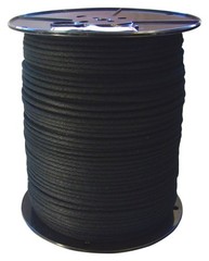 GREAT WHITE ROC360 600′ Trick Line/Tie Line, Black, #4 (1/8″) X 600ft., Black