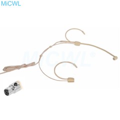 Super Voice Headset Microphone For Shure Wireless mini XLR Beta53 MiCWL