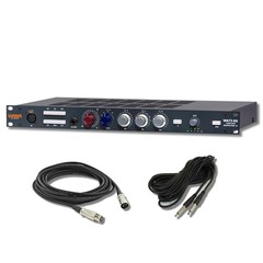 Warm Audio WA73-EQ Microphone Preamp & EQ with 25′ Instrument and XLR Cables