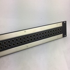 Bittree B52T-2WTHD 2×26 2RU Panel Black Normalling Terminating Audio Patchbay