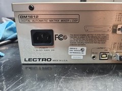 Lectrosonics DM1612, Digital Automatic Matrix Mixer + DSP, 90-240V, 50/60HZ, 30W