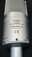 Audio-Technica AT3035 Large Diaphragm Cardioid Condenser Mic , WITH CRADLE
