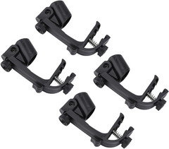 Drum Mic Clip Mount, 4 PCS Adjustable Drum Microphone Mount Clamp