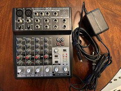 Behringer Xenyx 802 Mixing Console, 8 Channel – Black
