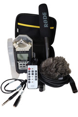 Zoom H4N Rode NTG-2 Mic Bundle + XLR, Case 16gb SD Remote Podcast Film Pro Audio