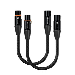 0.3M/1.2M XLR Cable Male to Female 2 Pack Cannon Balanced Cable for ZA3 ZD3 ZP3