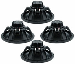 4x B&C 12NDL76 12″ Neodymium Midrange Replacement Midbass Woofer 800 Watts 8-Ohm