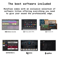 Arturia MiniFuse 1 – Compact USB Audio Interface with Creative Software for R…