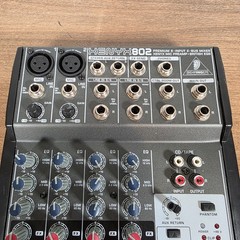 Behringer XENYX 802 Premium 8-Input 2-Bus Analog Mixer Device Only