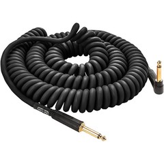 MXR 30′ Coil Instrument Cable Straight to Angle 30 ft. Black