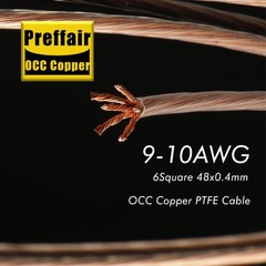 Audio 5M Bulk Cable 6N OCC Copper Power Wire Loudspeaker Cord for HiFi Amplifier
