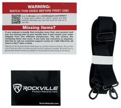 Rockville Padded LCD TV Screen Monitor Travel Gig Bag Fits 1 or 2 ASUS VA229HR
