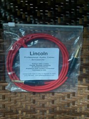 LINCOLN Musician Instrument Cables – 06 ft.- Red