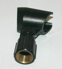 Vintage Microphone Holder for Stand Black Plastic Metal Screw 1980’s Japan Made