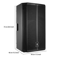 Proreck PR-915D 1500W Powered Bluetooth PA Speaker, 15“ 3-Channel DSP Speaker