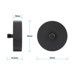 CAMVATE Mic Stand Holder Mount Screw 5/8″-27 Female to 1/4″-20 & 3/8″-16 Male