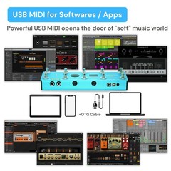 Paint Audio MIDI Captain Foot Controller and Wireless Adapter-MIDI Mate…
