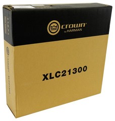 Crown XLC21300 2-Channel 1300w Power Amplifier For Pro/Cinema XLC 21300+Backpack