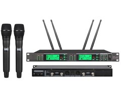 UHF Digital Stage Performace Dual Cordless Microphone System UR4D True Diversity