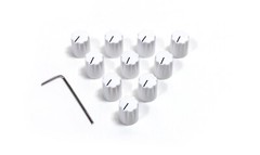 NEW 10pcs Set of White Potentiometer Knob Caps for Moog Werkstatt-01 Werkstatt