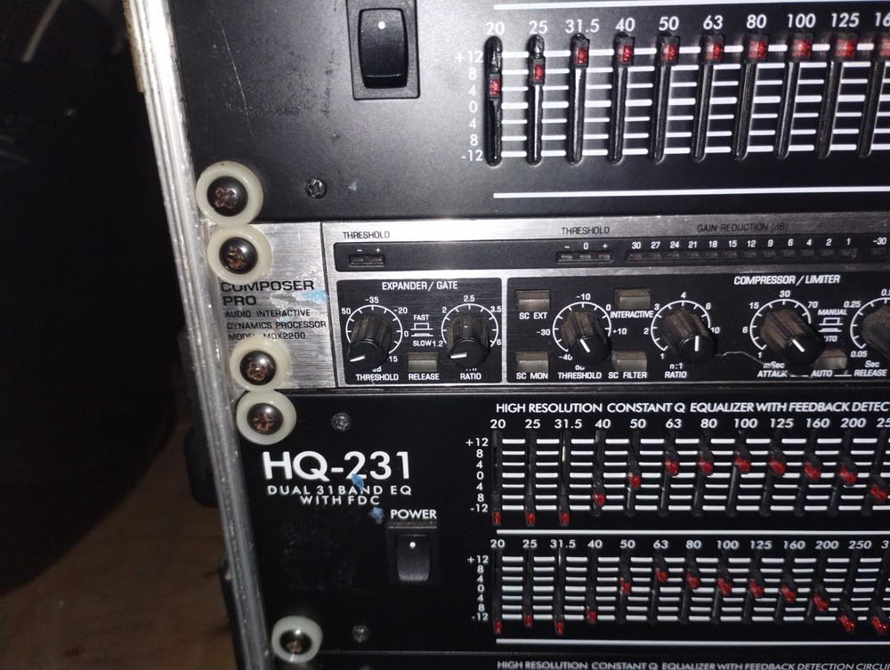 Professional Audio Processor Behringer Composer Pro MDX 2200 Dual COMPRESSOR