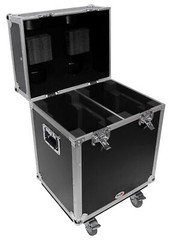 Flight Case w/ Wheels For (2) American DJ Vizi Beam RXONE Moving Head Lights