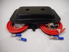 Dual jack plate kit for stereo or mono speaker cab w/ultra deluxe hardware kit