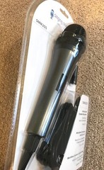 SMM 205 SINGING MACHINE Microphone w/ 10 Ft Chord + Adapter – NEW IN BOX