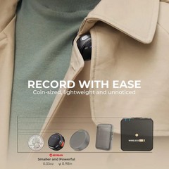 Moman Wireless Lavalier Microphone 3-in-1 Set (Lightning/USB-C/3.5mm) 🔥New🔥