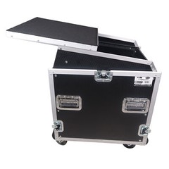 ProX T-12MRSS13ULT Road Case For 13U Top Mixer/DJ 12U Rack Combo w/Laptop Shelf