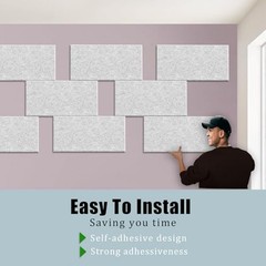 6 Pack Thickened Soundproof Wall Panels 6pack 15.75×31.5inch 6pack Silver Grey