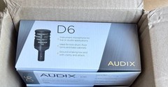 Audix D6 Cardioid Dynamic Kick Drum Microphone XLR NEW