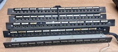 4 Vintage ADC or similar Switchcraft-style 1/4″ analog audio Patch Bays