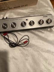 Vintage Sony Stereo Microphone Mixer Model MX-6S Untested As Is