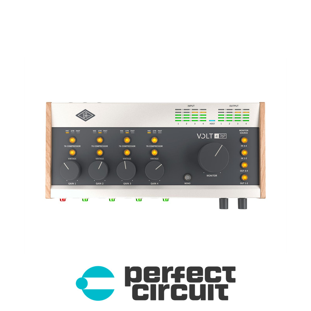 Universal Audio Volt 476P USB-C AUDIO INTERFACE – DEMO – PERFECT CIRCUIT