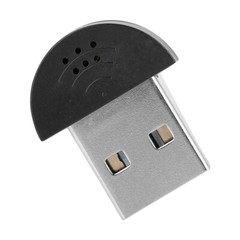Mini USB Microphone Mic Audio Studio Recording Adapter For Laptop PC Computer