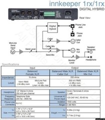 JK Audio Innkeeper 1x Digital Hybrid Broadcast Phone Audio Console Interface IFB