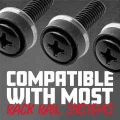 Rackworks Standard Size Rack Screws, 25 Pack (GRW-SCRW025)