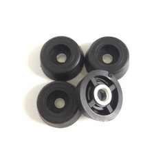 4 Small Tapered Rubber Feet For Amplifier, Amp head, Speaker Cabinet 7.9mm High