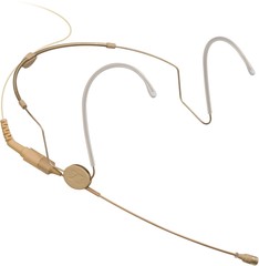 Sennheiser HSP 4-3 Head-Worn Cardioid Condenser Mic, 3-pin Lemo Connector, Beige
