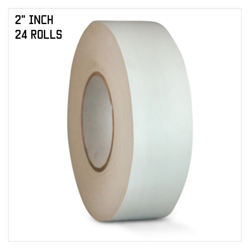 24 PACK GAFFERS STAGE TAPE – WHITE – 2 INCH X 60 YARDS (FULL CASE)