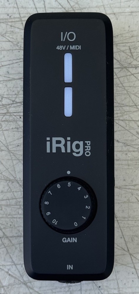 IK Multimedia iRig Pro I/O Universal Audio & MIDI Computer Recording Interface