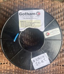 Gotham GAC-2 Microphone Cable- 25 Meter Bulk Cable Blue