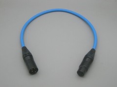 E01(0.3m 1ft)—Canare DA206 110Ω Coax AES/EBU Neutrik XLR Audio Cable